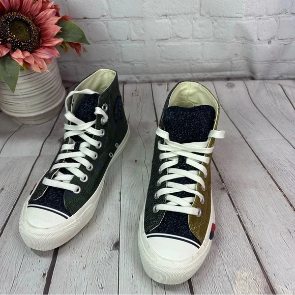 pro keds mens 6.5 royal high top sneaker patchwork lace up UNISEX - Picture 2 of 8